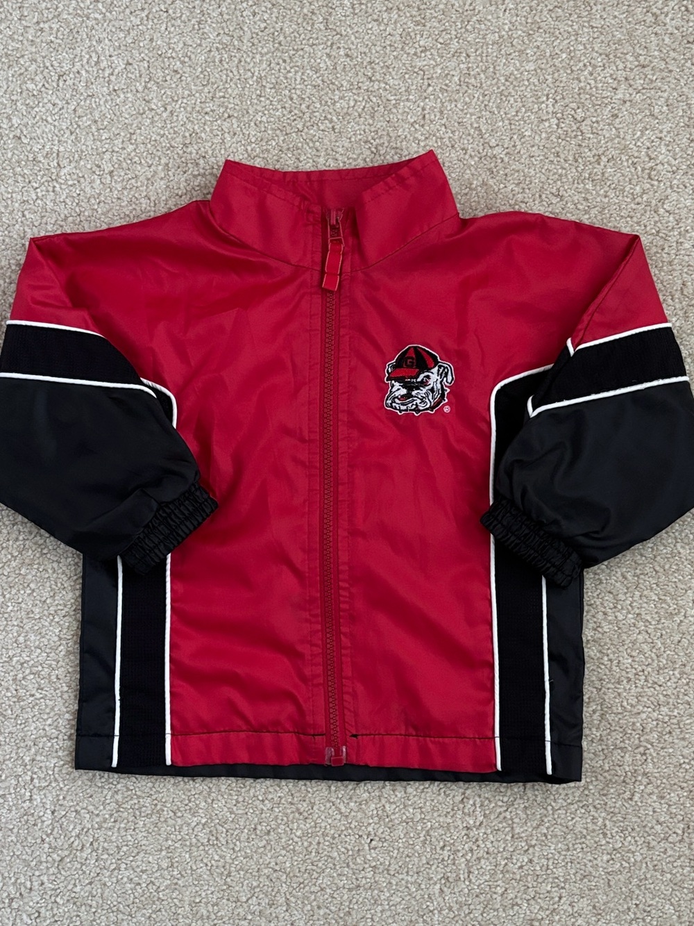 UGA University of Georgia Bulldogs Mighty Mac Sports windbreaker jacket 24mo